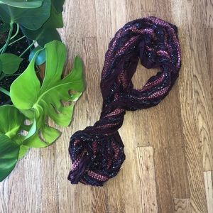 Purple boho scarf